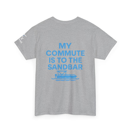 Waves and Weekends Tee - My Commute is to the Sandbar