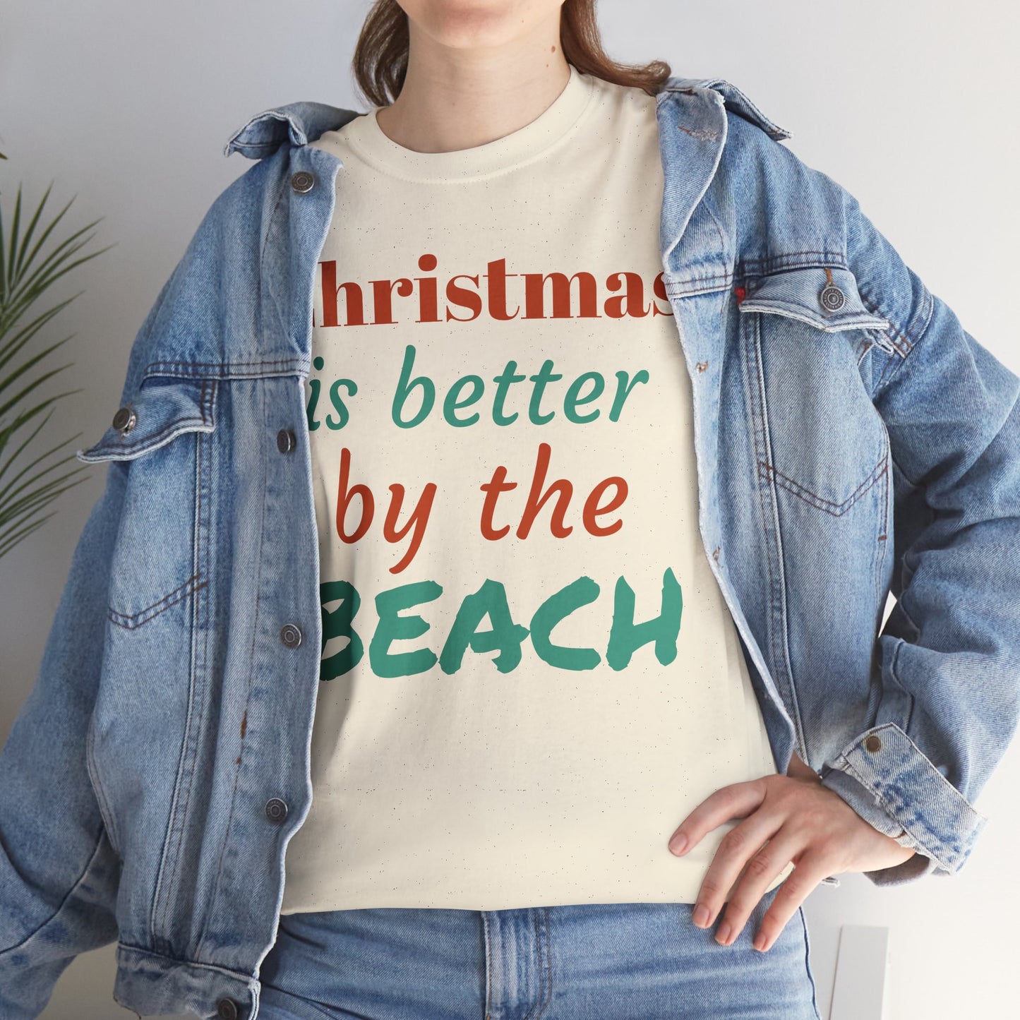 “Christmas Is Better by the Beach” — Holiday T-Shirt