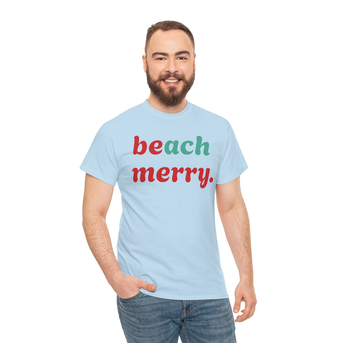 “Beach Merry” — Holiday T-Shirt