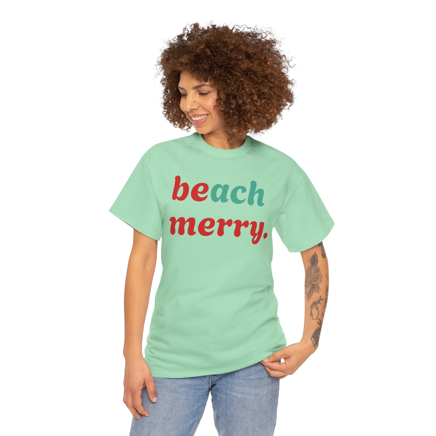 “Beach Merry” — Holiday T-Shirt