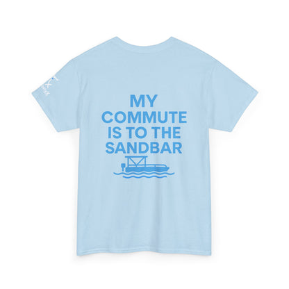 Waves and Weekends Tee - My Commute is to the Sandbar