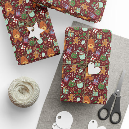 Christmas Cookies and Reindeer — Wrapping Paper Roll