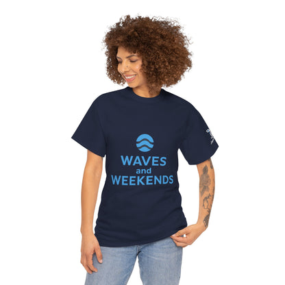 Waves and Weekends Tee - My Commute is to the Sandbar