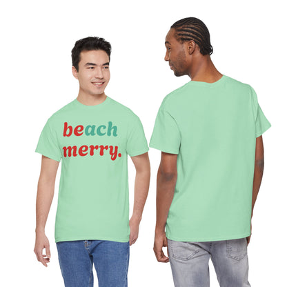“Beach Merry” — Holiday T-Shirt