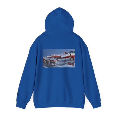 Elf Force One Hoodie — North Pole Executive Airport Crew Sweatshirt