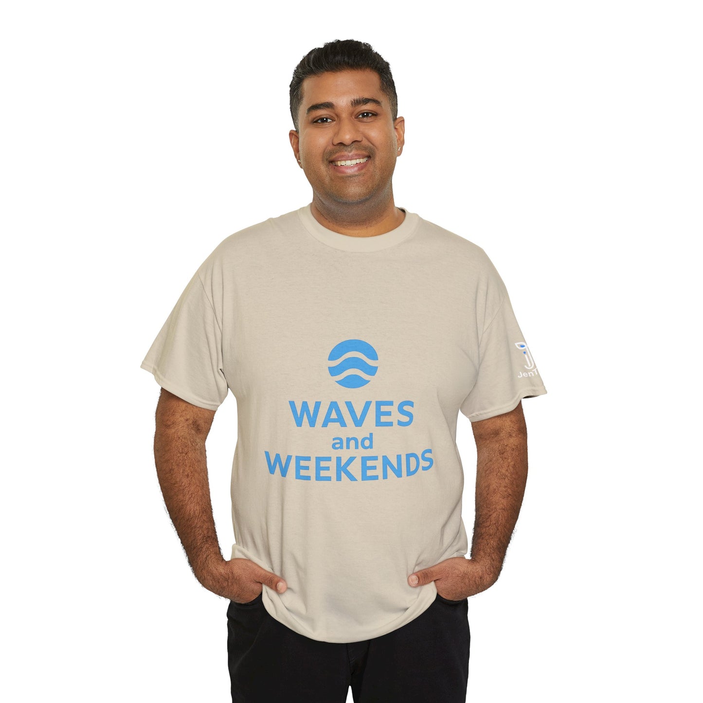 Waves and Weekends Tee - My Commute is to the Sandbar