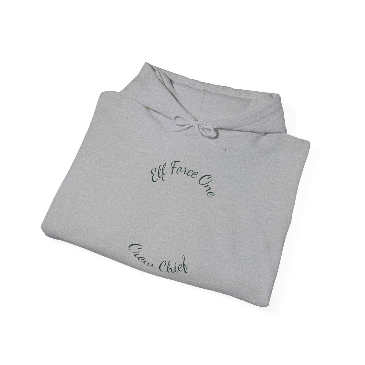 Elf Force One Hoodie — North Pole Executive Airport Crew Sweatshirt