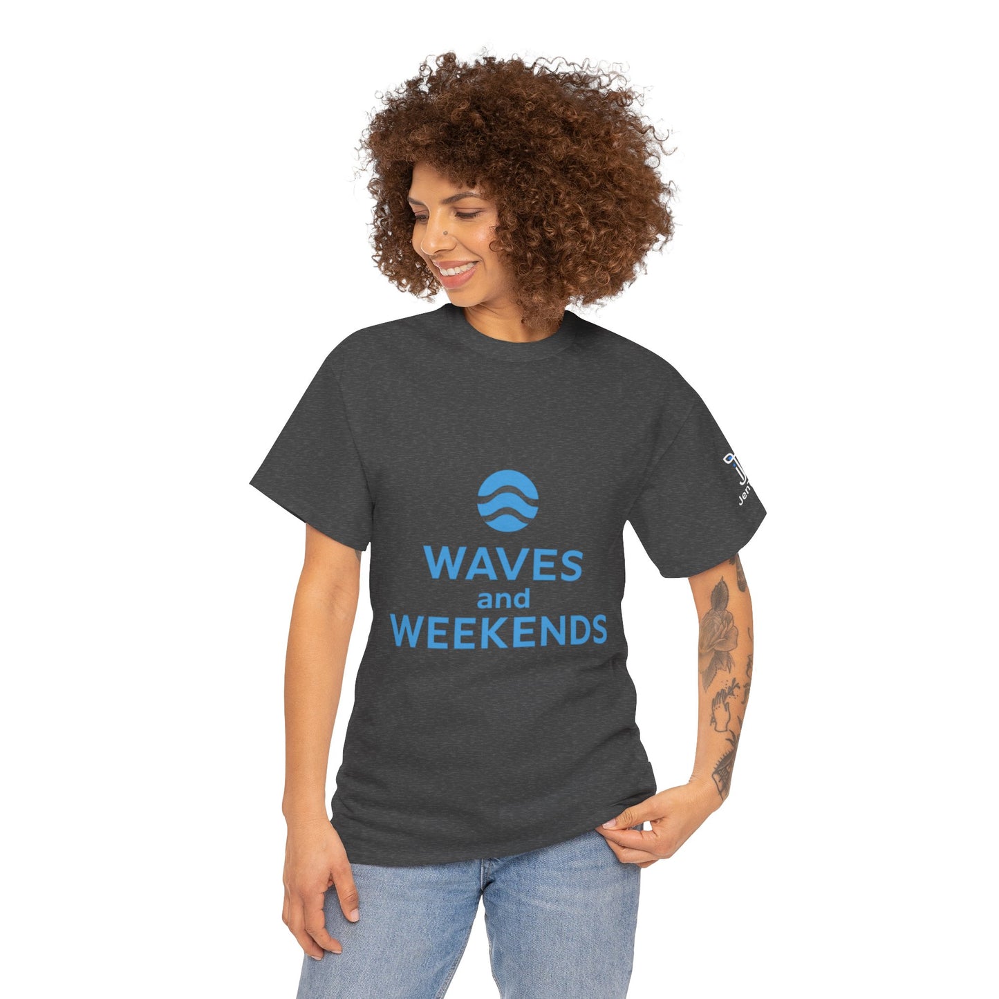 Waves and Weekends Tee - My Commute is to the Sandbar
