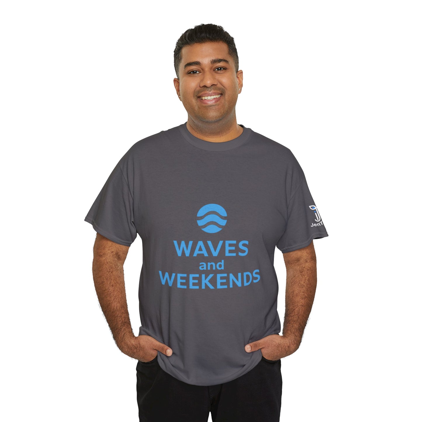 Waves and Weekends Tee - My Commute is to the Sandbar