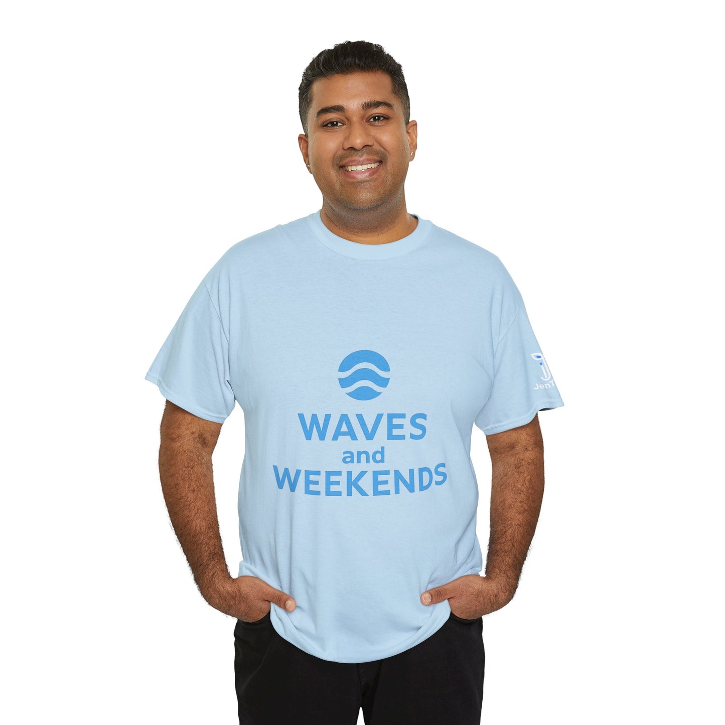 Waves and Weekends Tee - My Commute is to the Sandbar