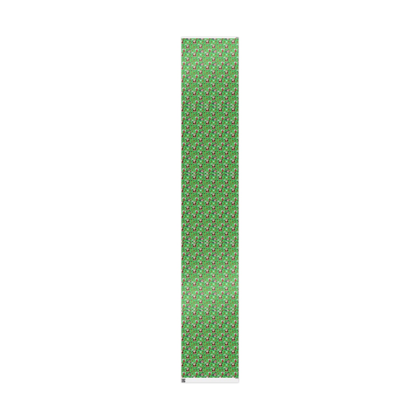 Green Santa & Gingerbread Madness — Holiday Wrapping Paper Rolls