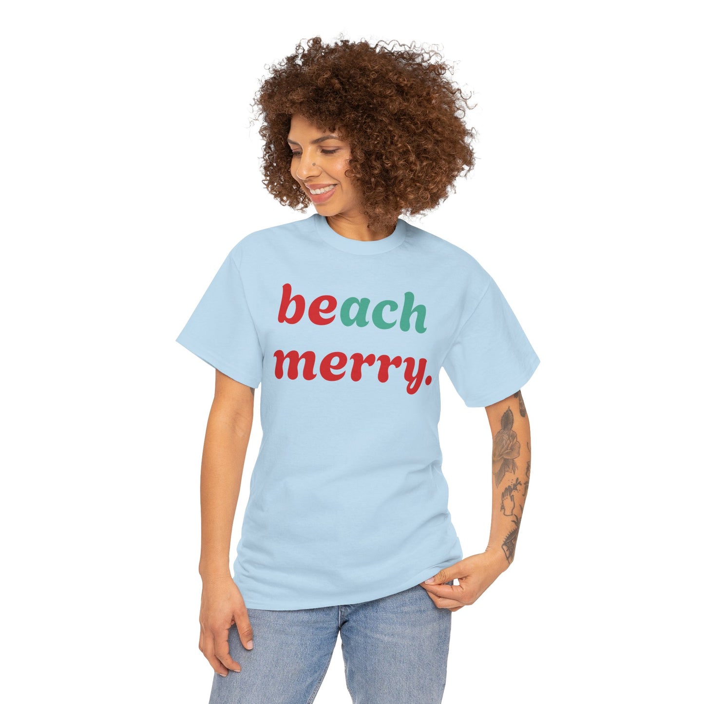 “Beach Merry” — Holiday T-Shirt
