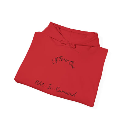 Elf Force One Hoodie — North Pole Executive Airport Crew Sweatshirt