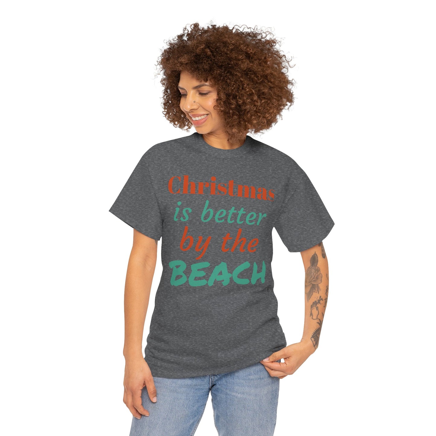 “Christmas Is Better by the Beach” — Holiday T-Shirt