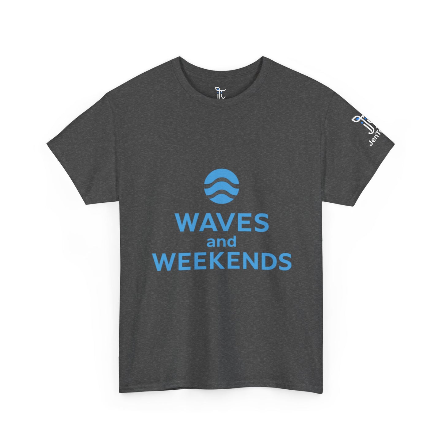 Waves and Weekends Tee - My Commute is to the Sandbar