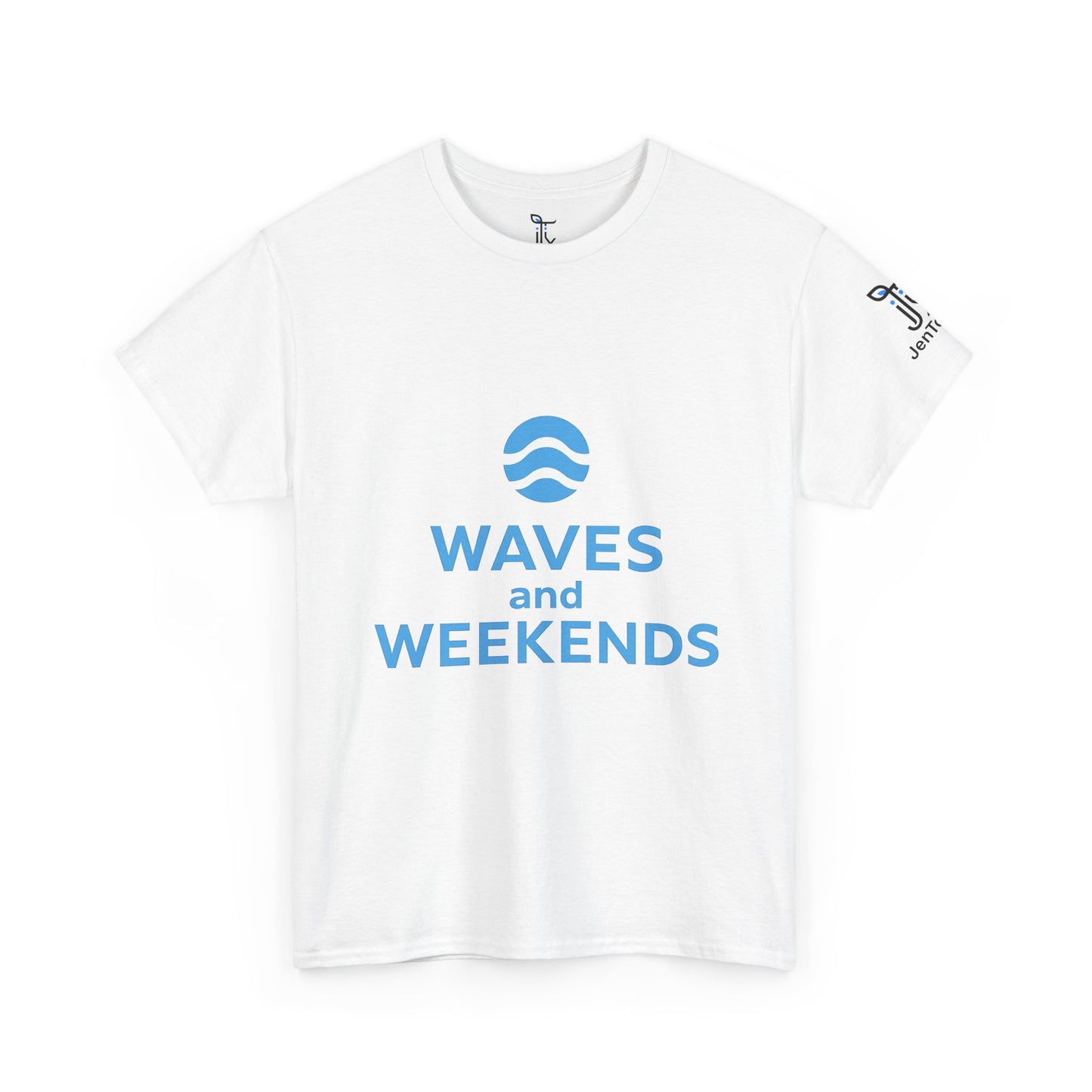 Waves and Weekends Tee - My Commute is to the Sandbar