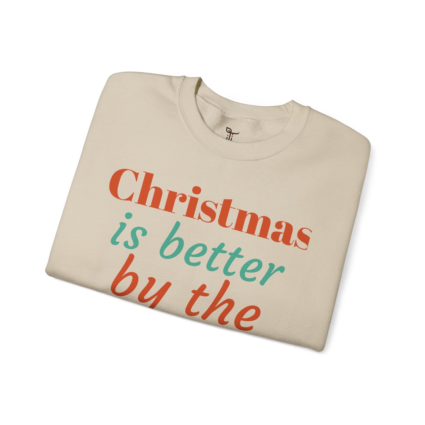“Christmas Is Better by the Beach” — Holiday Crewneck Sweatshirt