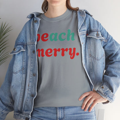 “Beach Merry” — Holiday T-Shirt