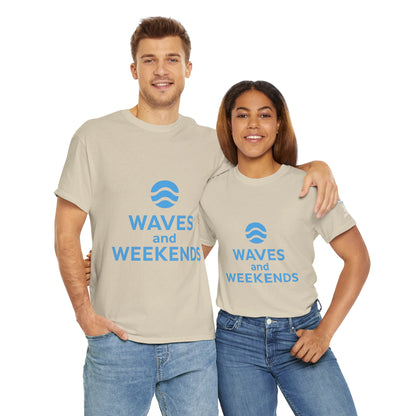 Waves and Weekends Tee - My Commute is to the Sandbar