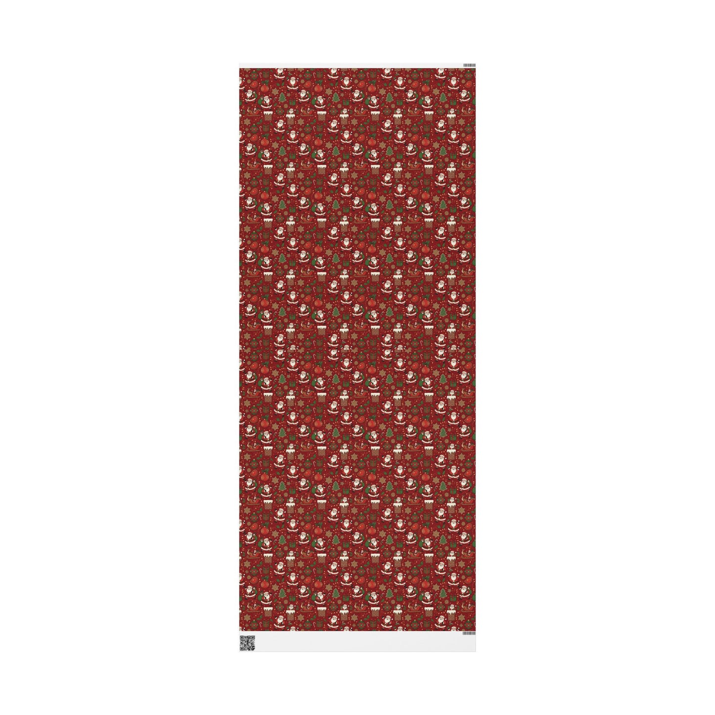 Christmas Santa Print — Holiday Wrapping Paper Rolls