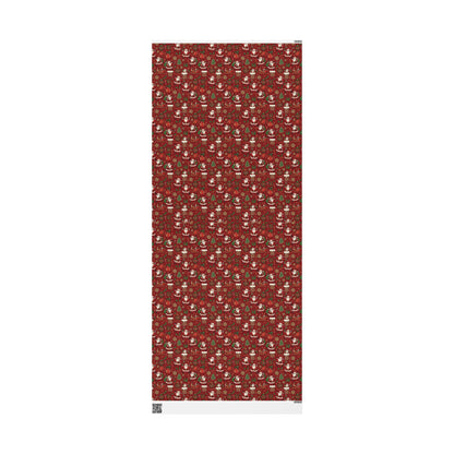 Christmas Santa Print — Holiday Wrapping Paper Rolls