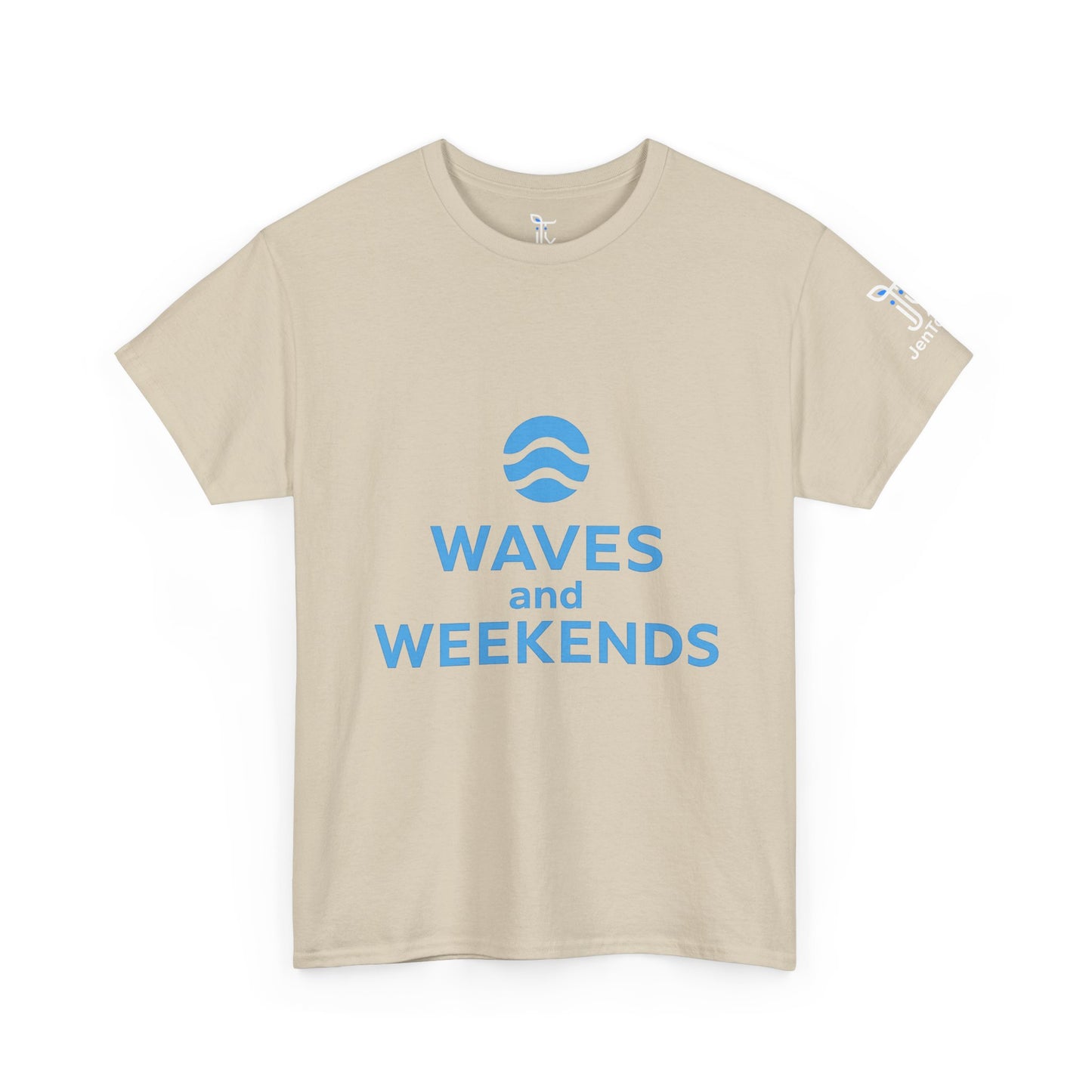 Waves and Weekends Tee - My Commute is to the Sandbar