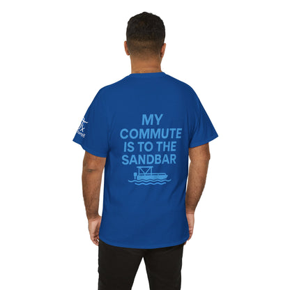 Waves and Weekends Tee - My Commute is to the Sandbar