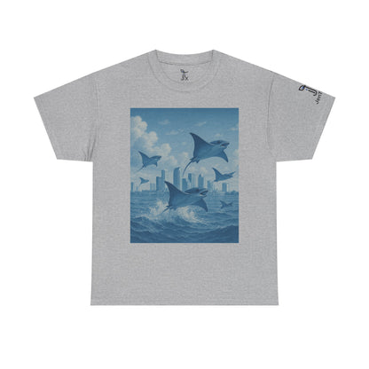 Rise Above - Sting Ray, Ocean Vibe - Cotton T-Shirt - Unisex