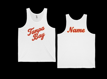 Retro Tampa Bay Customizable Unisex Jersey Tank