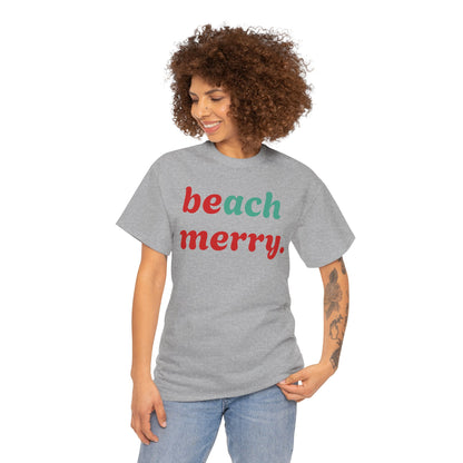 “Beach Merry” — Holiday T-Shirt
