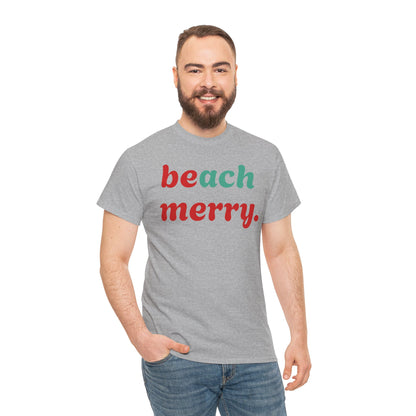 “Beach Merry” — Holiday T-Shirt