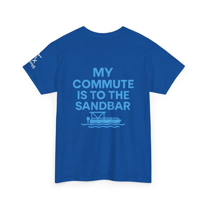 Waves and Weekends Tee - My Commute is to the Sandbar