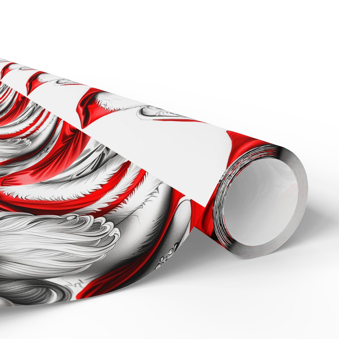 Mr. and Mrs. Claus — Holiday Wrapping Paper Rolls