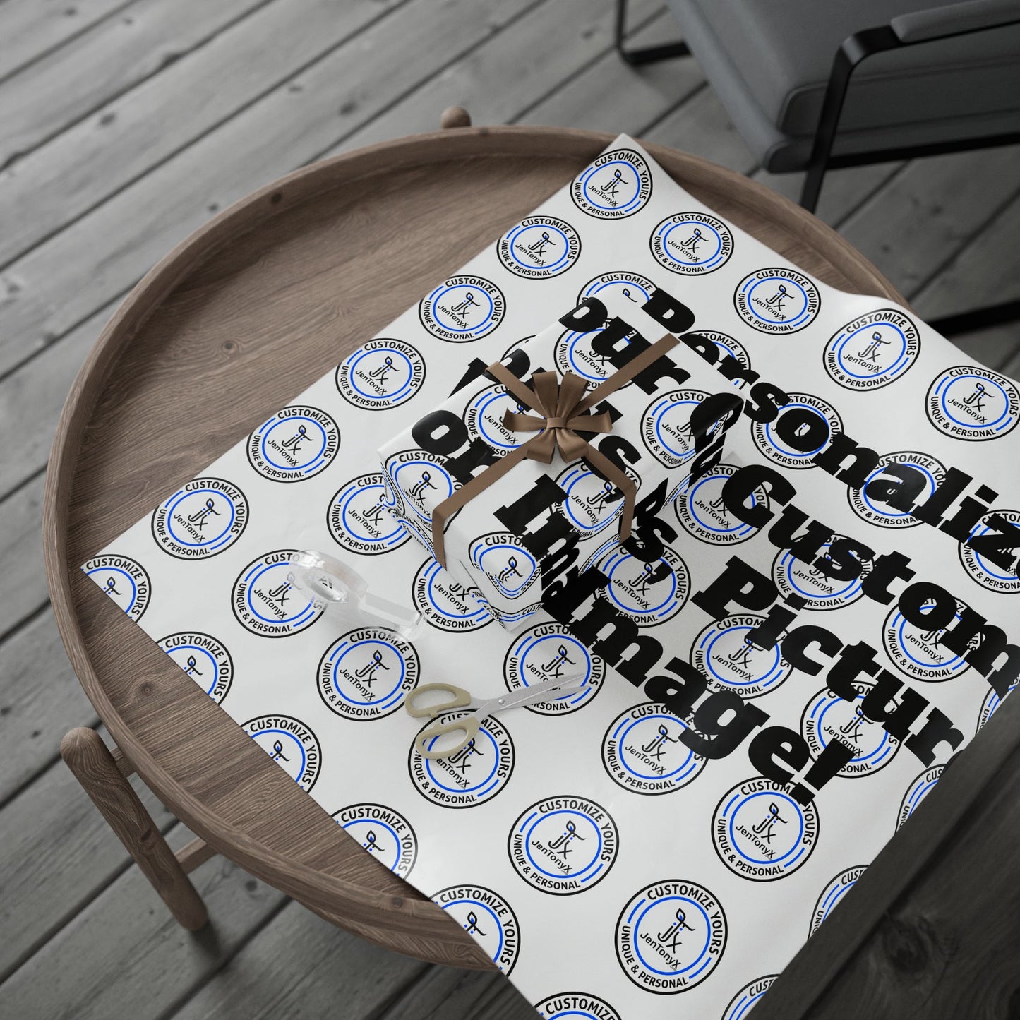 Personalized Wrapping Paper – Festive Holiday Gift Wrap Rolls