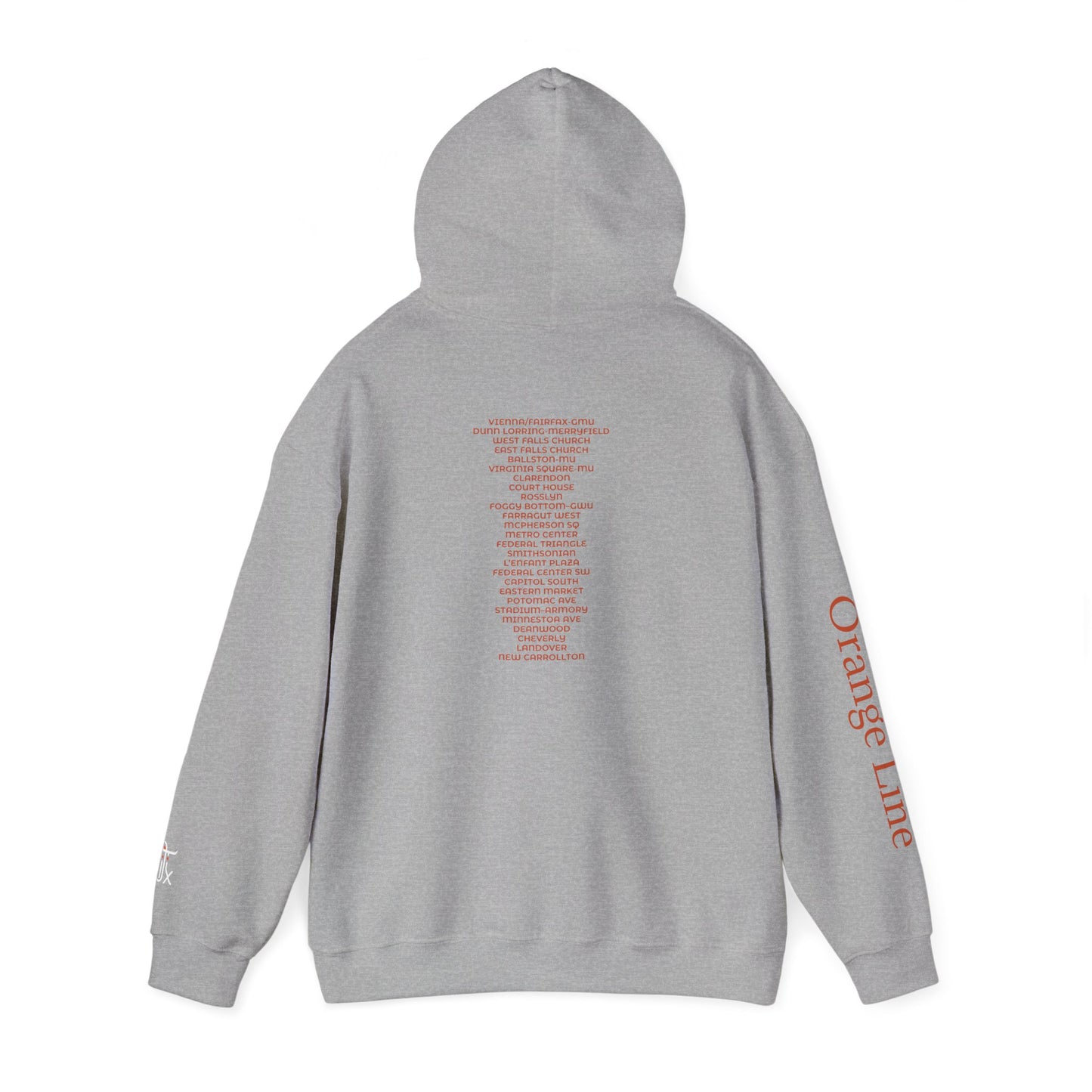Orange Line Metro Hoodie