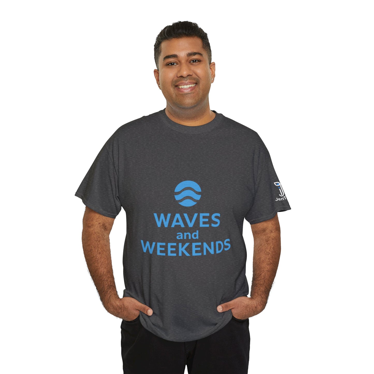 Waves and Weekends Tee - My Commute is to the Sandbar