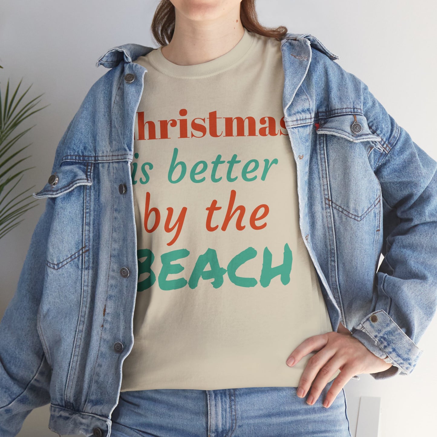 “Christmas Is Better by the Beach” — Holiday T-Shirt