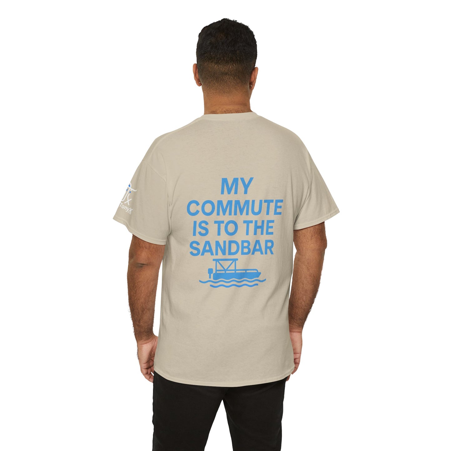 Waves and Weekends Tee - My Commute is to the Sandbar
