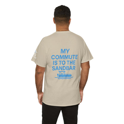 Waves and Weekends Tee - My Commute is to the Sandbar