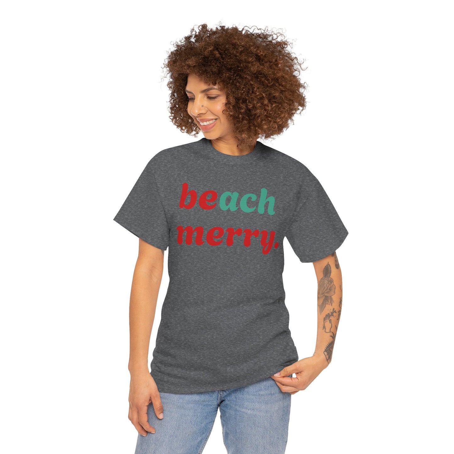 “Beach Merry” — Holiday T-Shirt