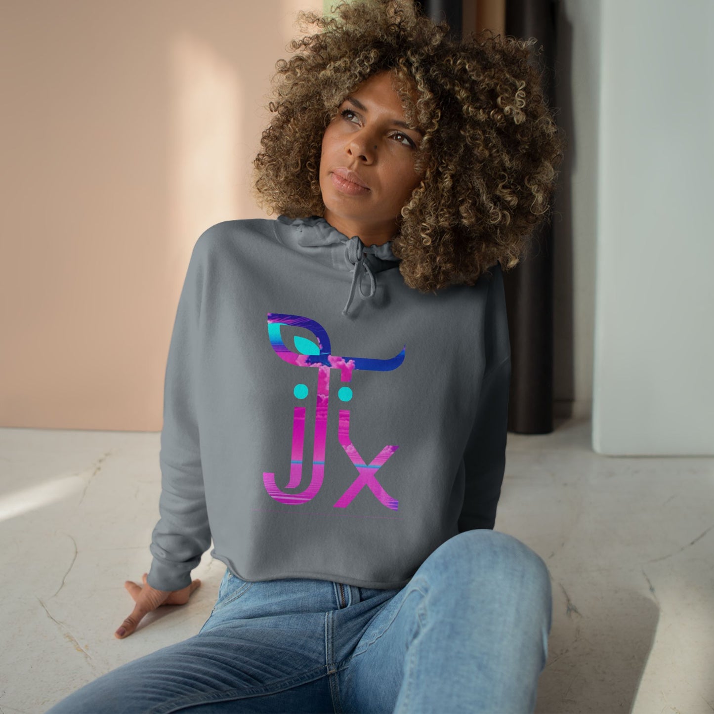 JTX Neon Horizon Crop Top