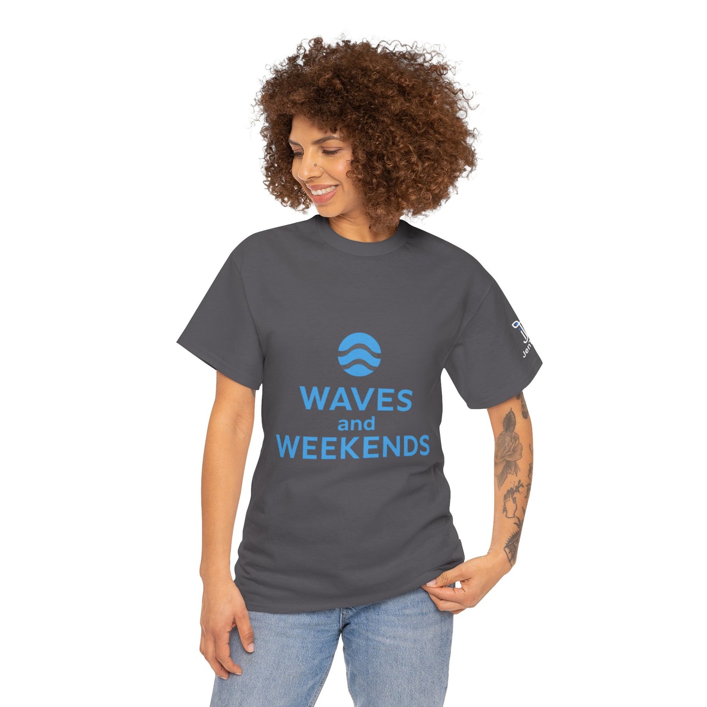 Waves and Weekends Tee - My Commute is to the Sandbar