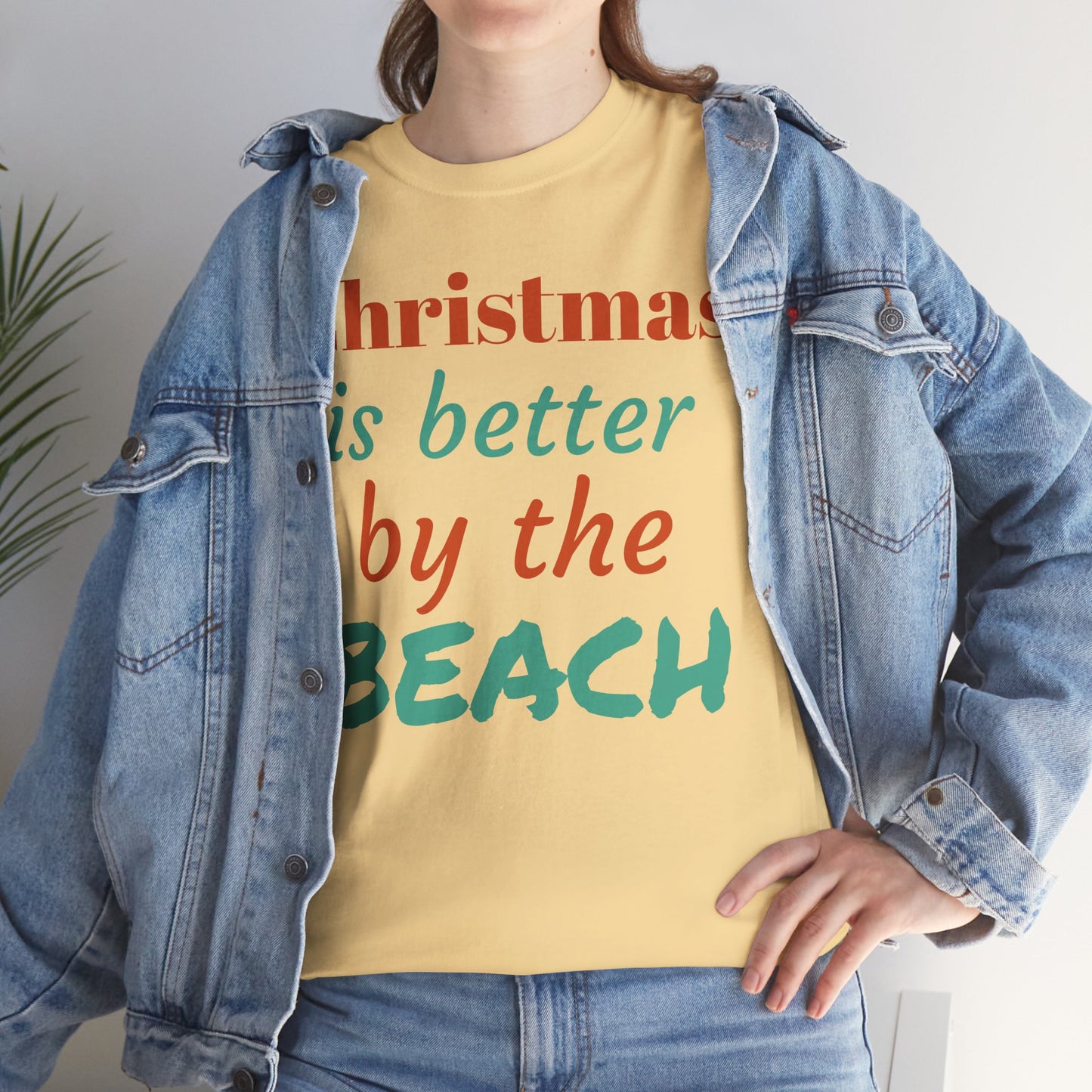 “Christmas Is Better by the Beach” — Holiday T-Shirt