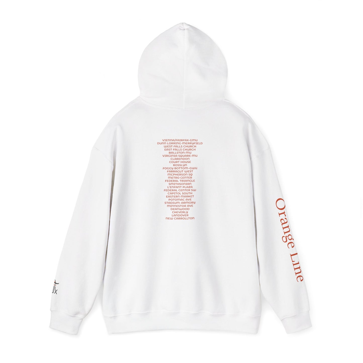 Orange Line Metro Hoodie