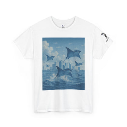Rise Above - Sting Ray, Ocean Vibe - Cotton T-Shirt - Unisex