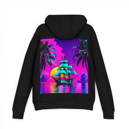 Neon Seas Tropical Paradise Hoodie