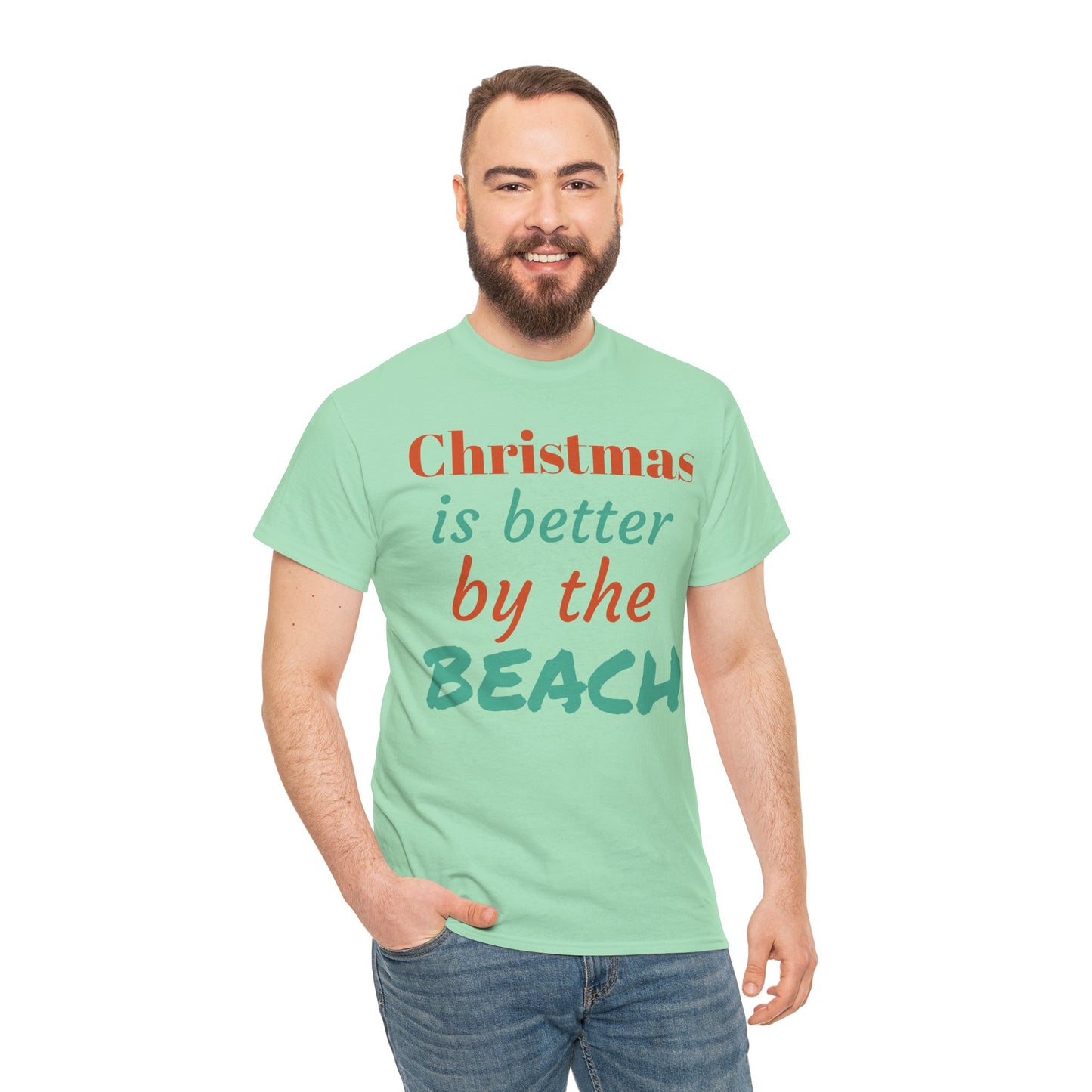 “Christmas Is Better by the Beach” — Holiday T-Shirt