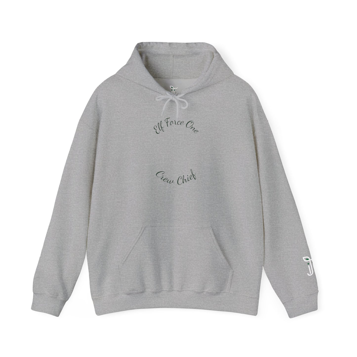 Elf Force One Hoodie — North Pole Executive Airport Crew Sweatshirt