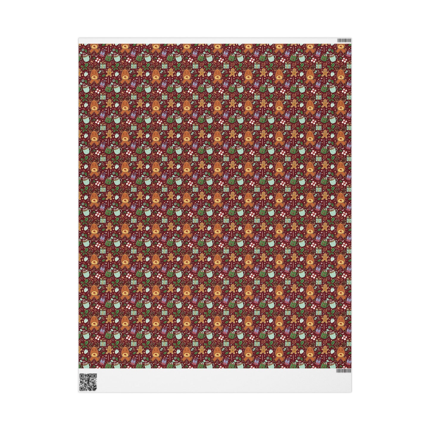 Christmas Cookies and Reindeer — Wrapping Paper Roll