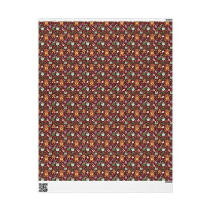 Christmas Cookies and Reindeer — Wrapping Paper Roll